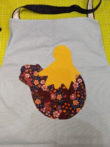 Le tablier Poulettes -5- un tuto couture La Boutik Creative de Rives