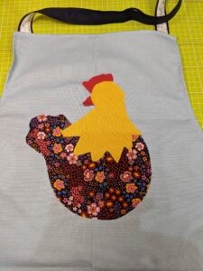 Le tablier Poulettes -6- un tuto couture La Boutik Creative de Rives