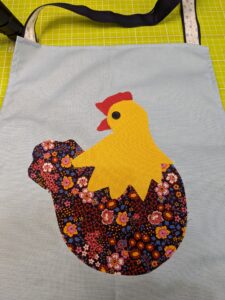 Le tablier Poulettes -7- un tuto couture La Boutik Creative de Rives