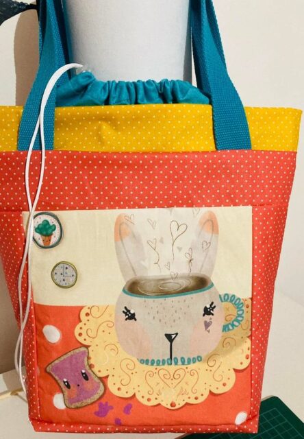 Sac Lunch Mangez moi -tuto couture Le Champignon Rouge