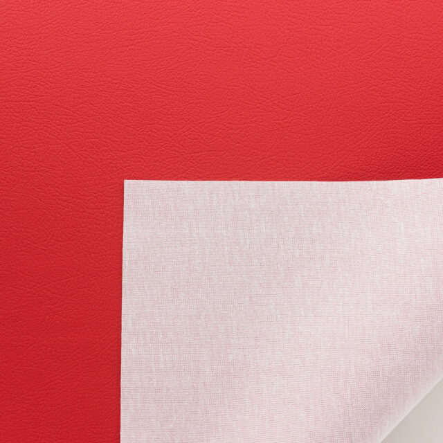 Tissu-simili-cuir-rouge-coupon-de-50cm-x-70cm