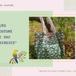 Le sac « Birdies » – tuto couture gratuit