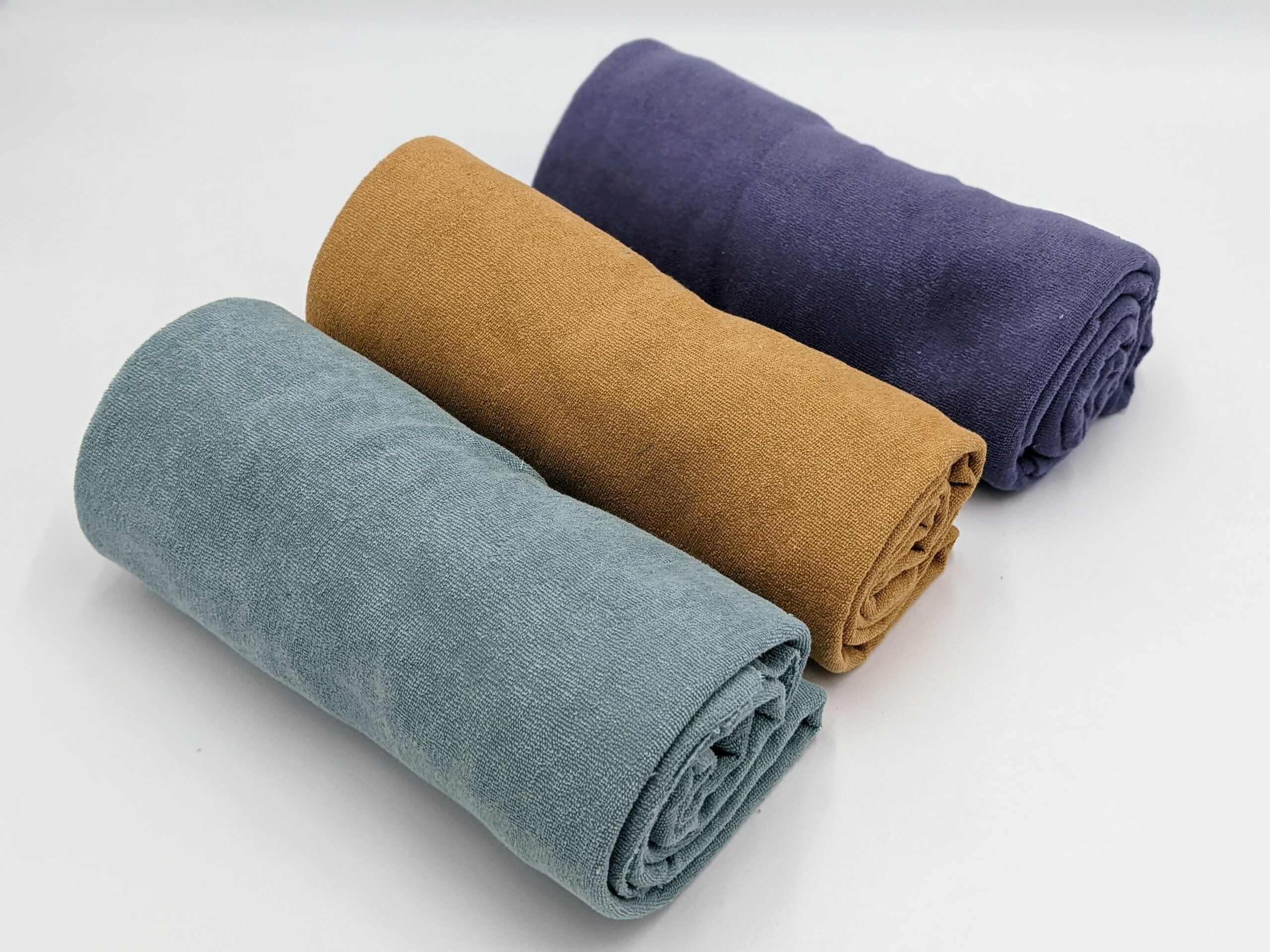 12 Carrés De Tissu Éponge Dudu N Bébé 100% Coton Blanc Et Rose - Couches Lavables 61x61 Cm