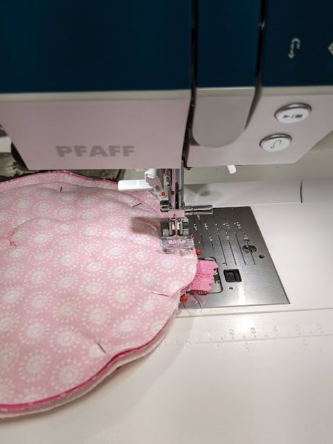 La pochette ronde -37- tuto couture La Boutik Creative de Rives