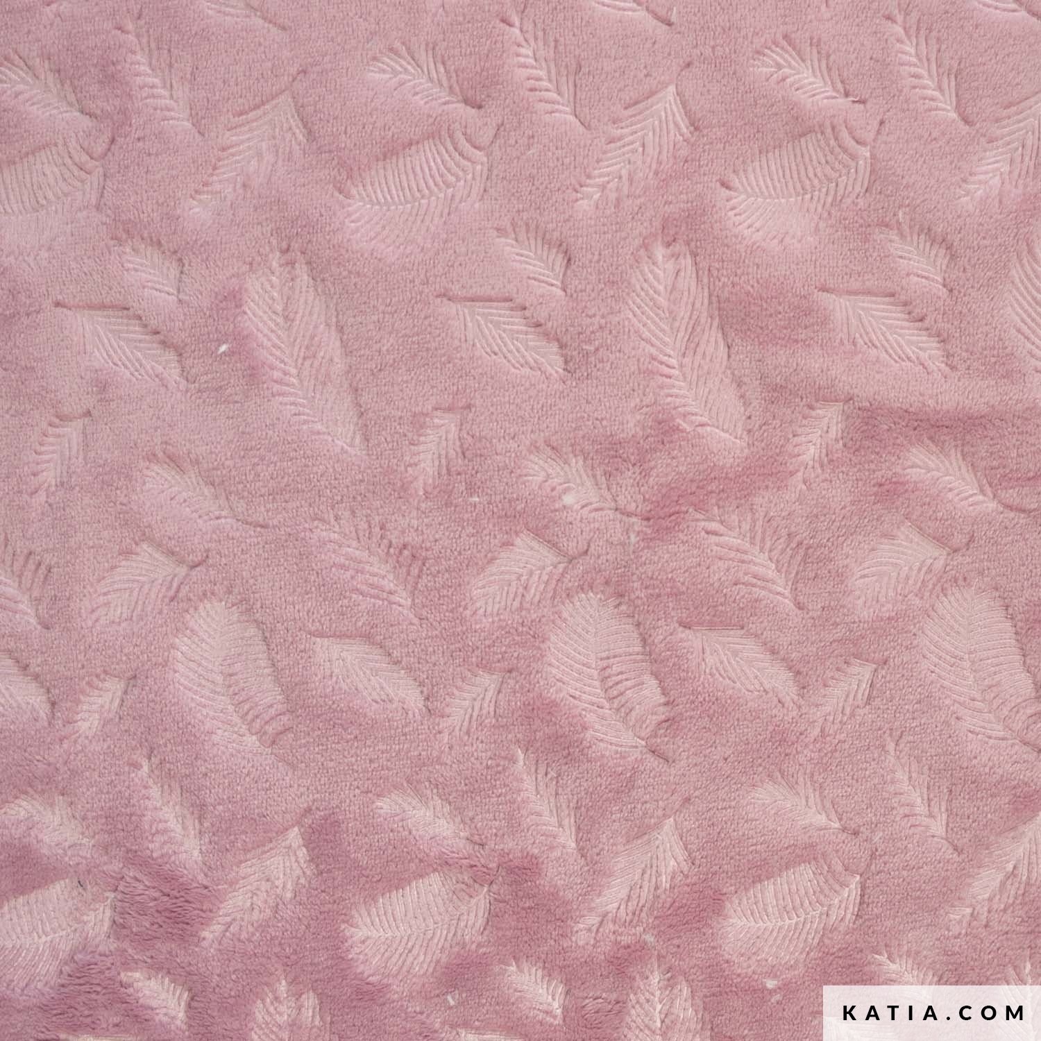 Tissu minky gaufre Katia col Rose- 1 - La Boutik Creative de Rives