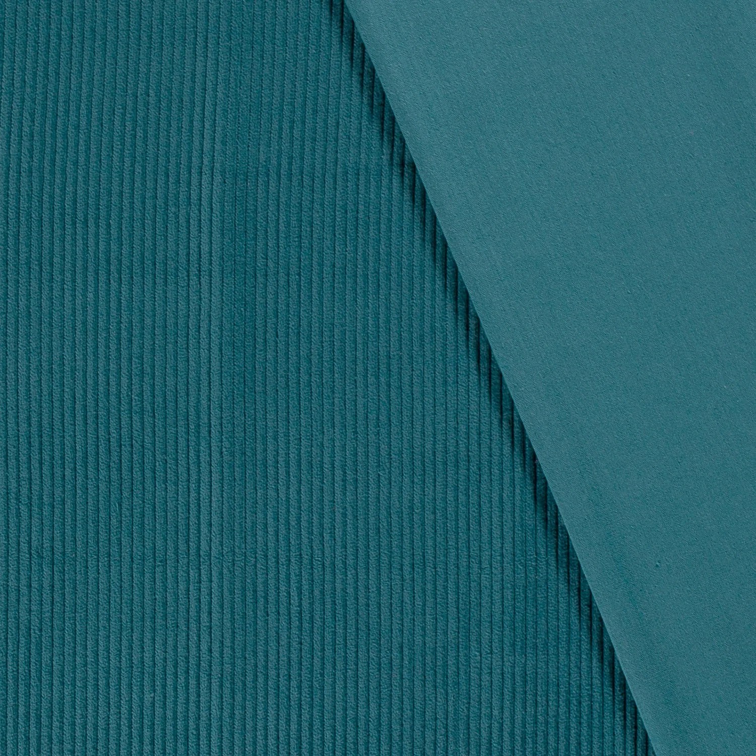 Tissu velours côtelé pétrole -2- La Boutik Creative de Rives