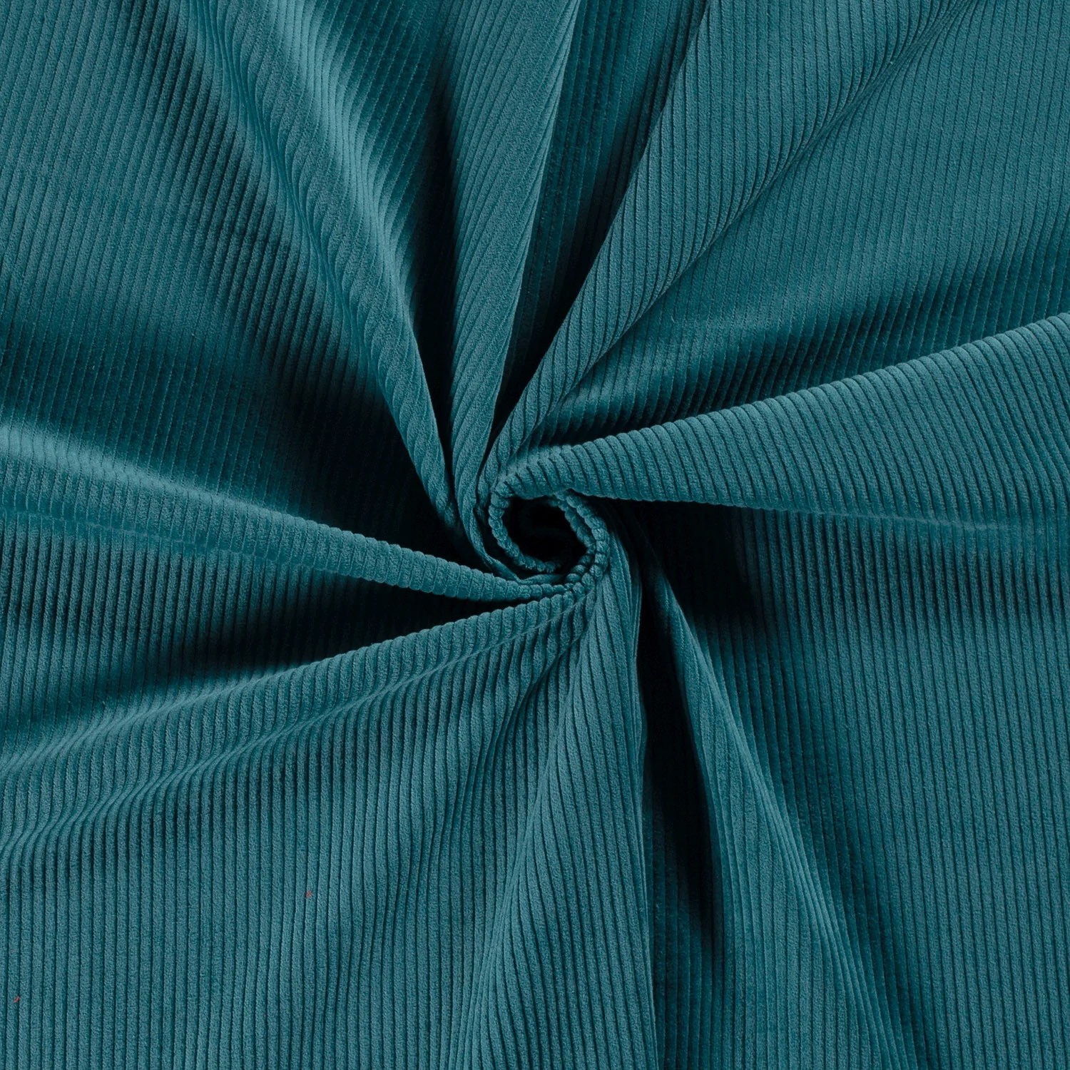 Tissu velours côtelé pétrole -4- La Boutik Creative de Rives