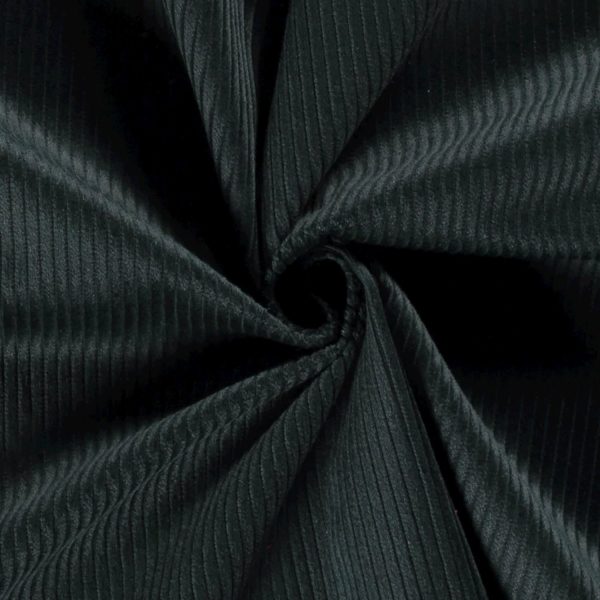 Veste Ancienne Pour Poupée Velours Côtelé Vert Très Foncé