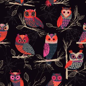 Whispering owls- un tissu Dashwood studio