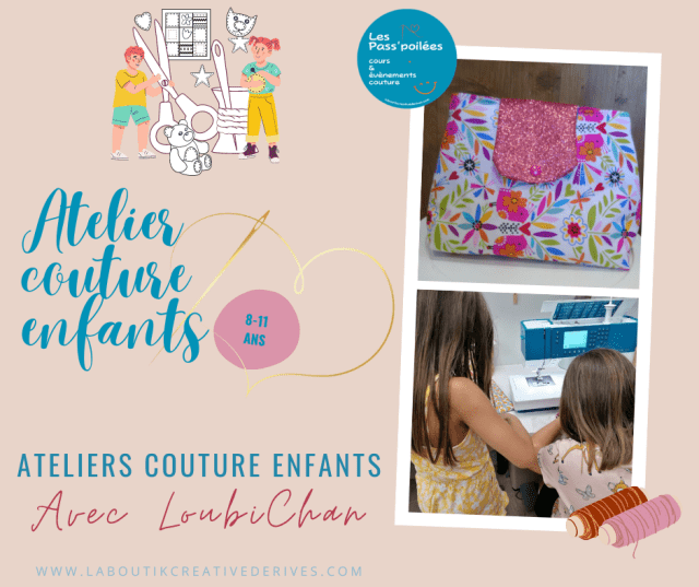 Ateliers couture enfants à La Boutik' Creative
