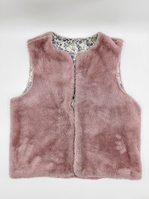 Gilet de berher adulte - fausse fourrure - La Boutik Creative 38