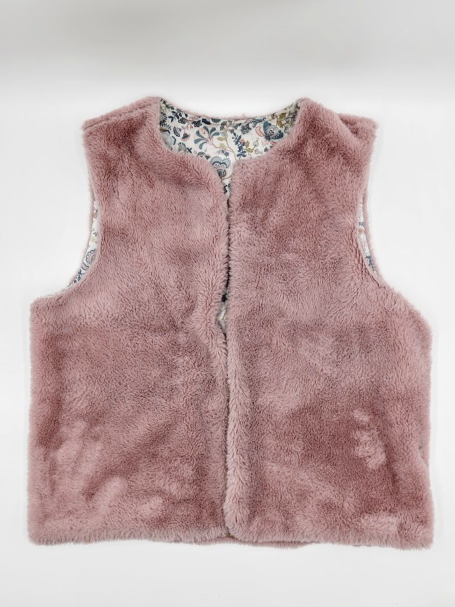 Gilet de berher adulte - fausse fourrure - La Boutik Creative 38