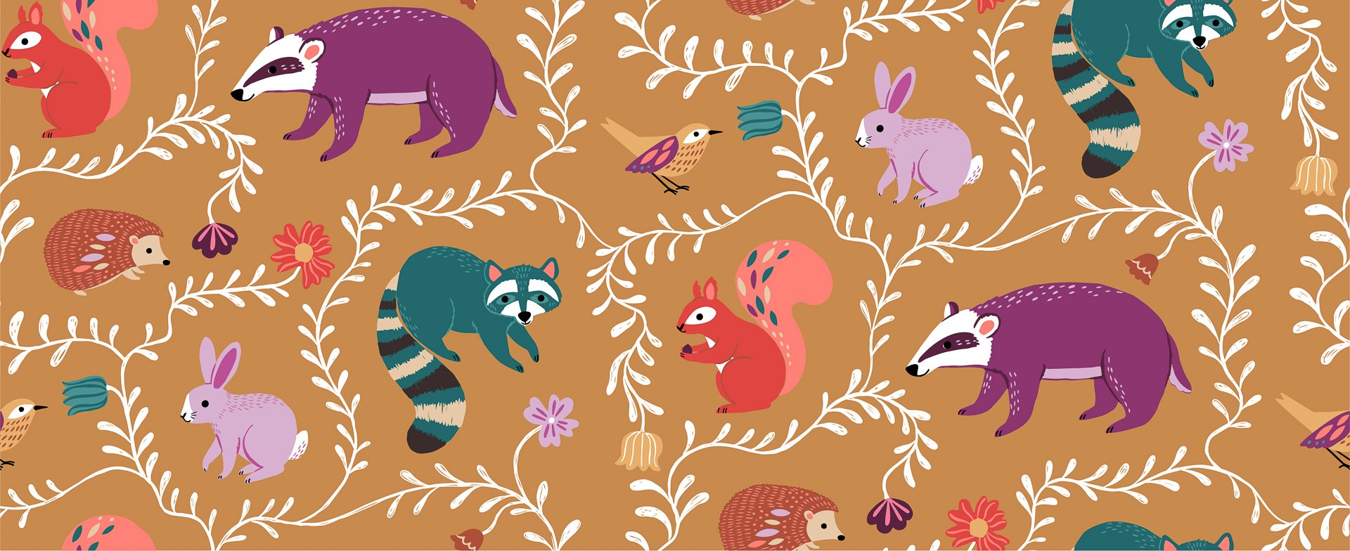 Tissu-Dashwood-Wild-Folk-2540-Cute-Critters-2-La-Boutik-Creative-de-Rives