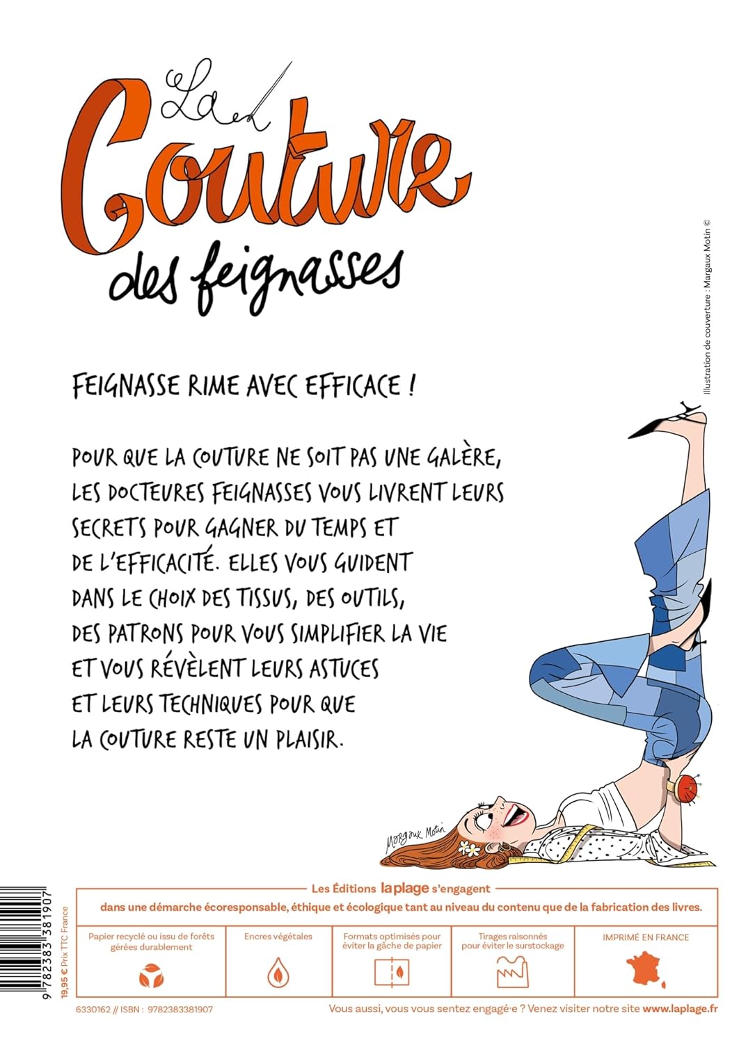 La couture des feignasses - Dos Couv - La Boutik Creative de Rives