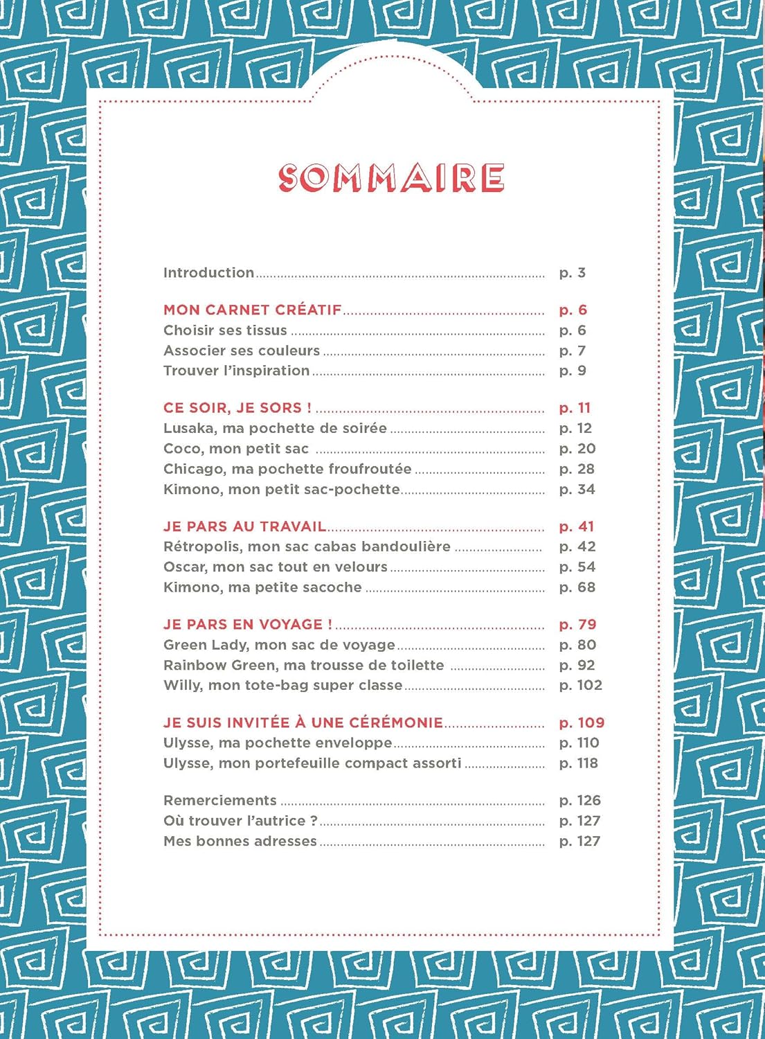 Sacs, pochettes et accessoires pour femmes - nouvelle édition - Sommaire 2 - La Boutik Creative de Rives