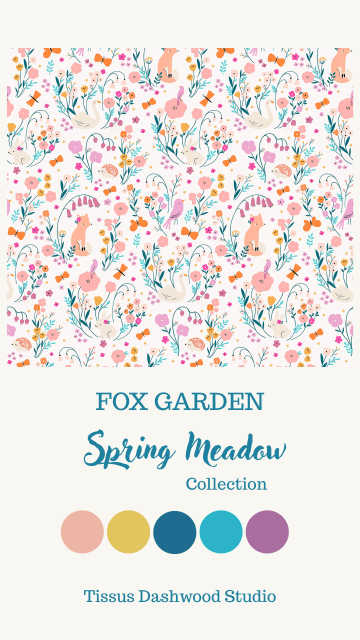 Tissu Dashwood Spring Meadows - Garden fox -3- La Boutik Creative de Rives.jpg