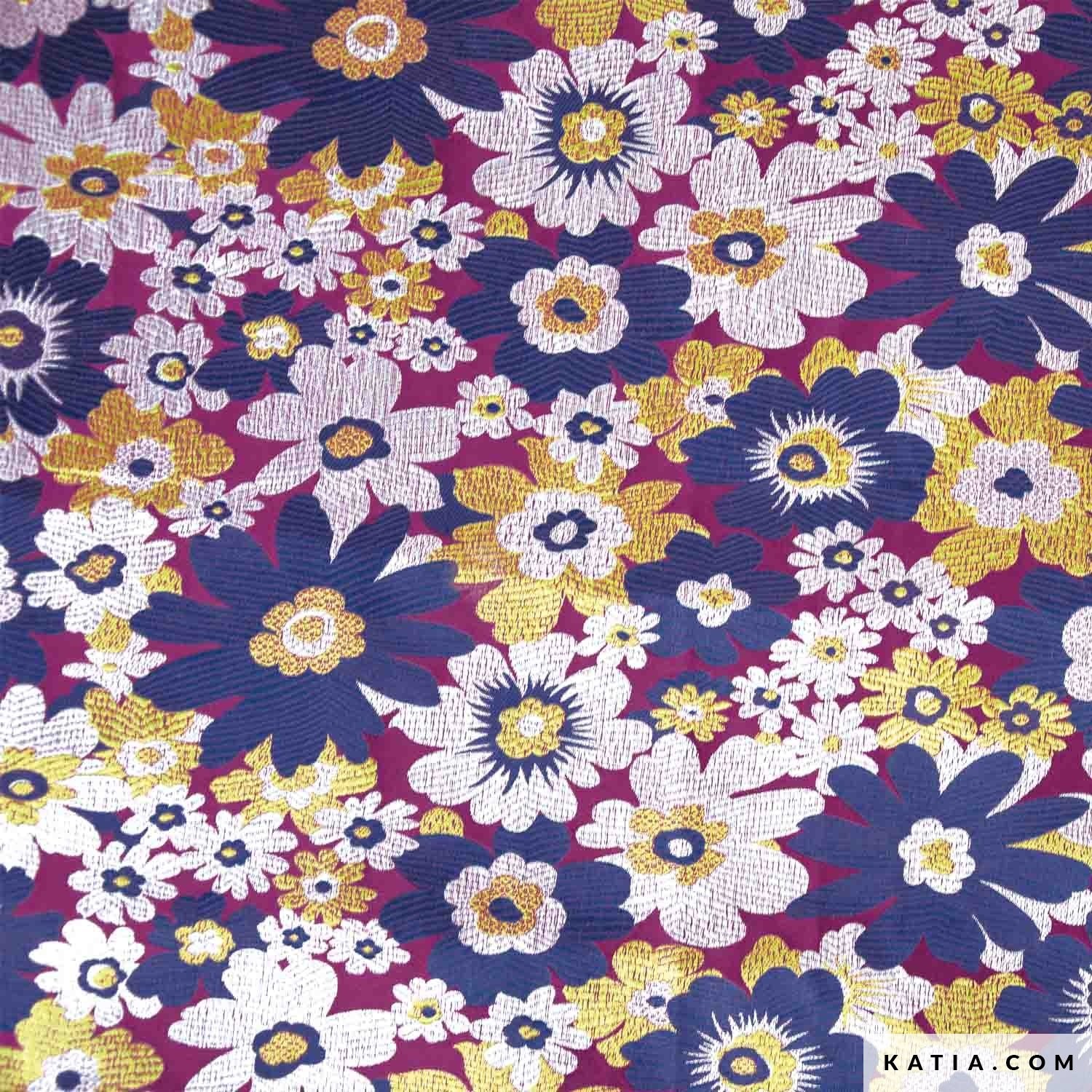 Tissu brocart ensoleillé - 1- La Boutik Creative de Rives 38