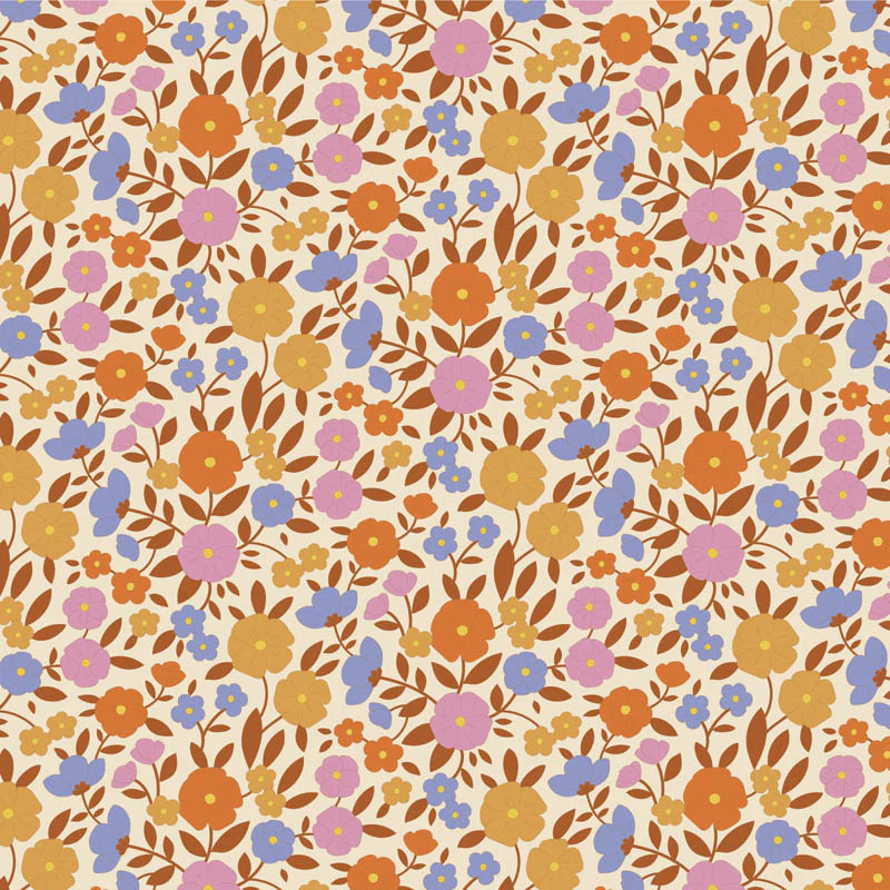 Tilda Wallflower Janice Caramel - 1 - La Boutik Creative de Rives