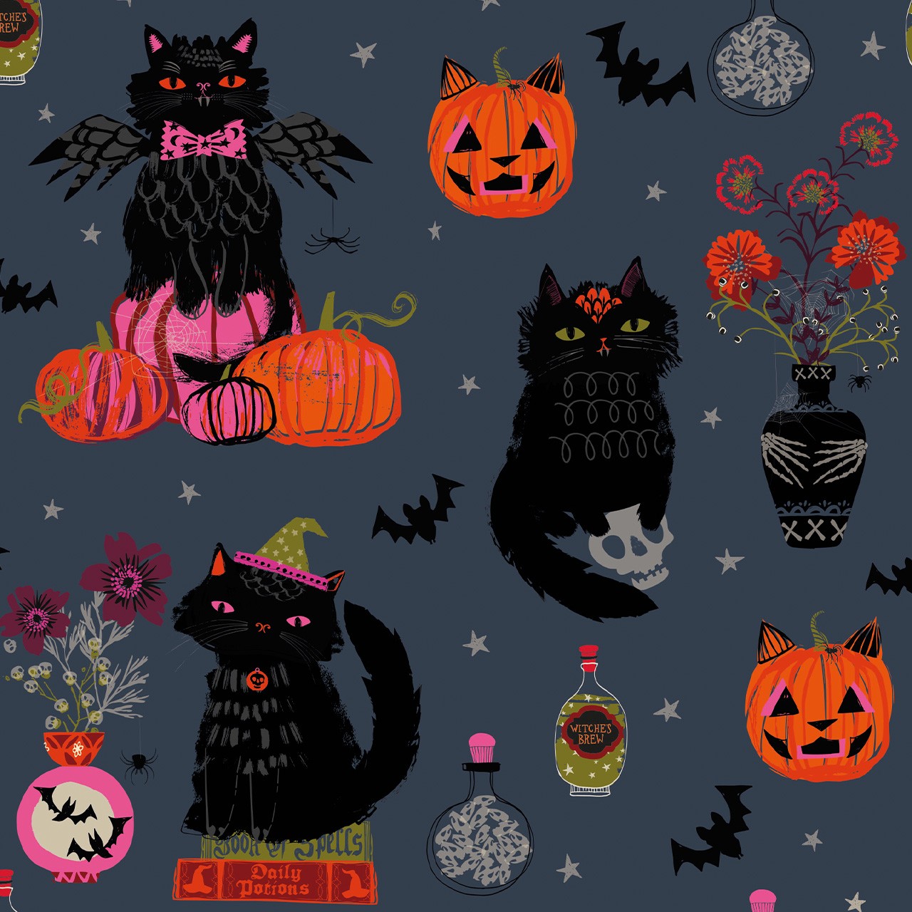 Tissu Dashwood studio The witching Hour - 2605 - 1- La Boutik Creative de Rives