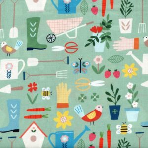 Tissu coton Dashwood Studio Gardening -1- La Boutik Creative de Rives