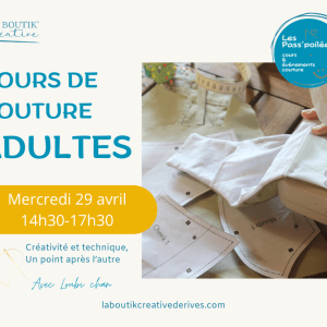 Atelier Couture Adultes mercredi 29 avril