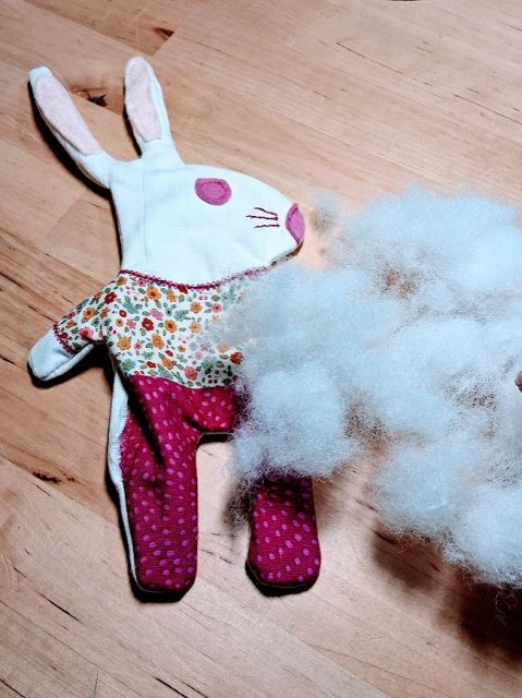 Juliette le lapin - Tuto couture La Boutik Creative de Rives - 67