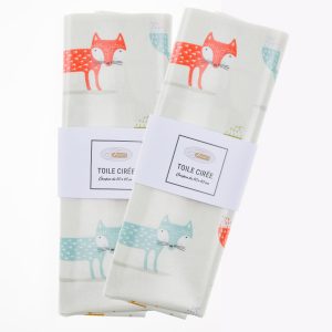 Coupon toile cirée FOXY 50x70cm