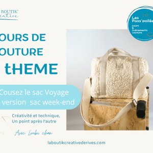 Atelier couture Le sac Voyage – journée complète